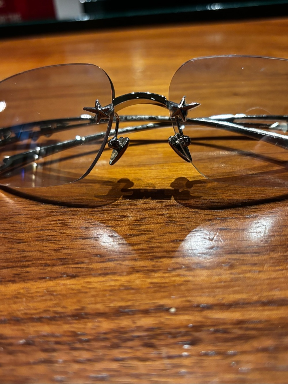 Gentle Monster Jennie Jentle Salon Glitter ii Sunglasses Silver Clear Gradient - Picture 8 of 16